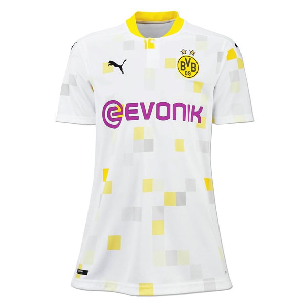 Maillot Football Borussia Dortmund Third Femme 2020-21 Blanc
